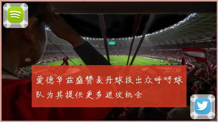 爱德华兹盛赞麦丹球技出众呼吁球队为其提供更多进攻机会